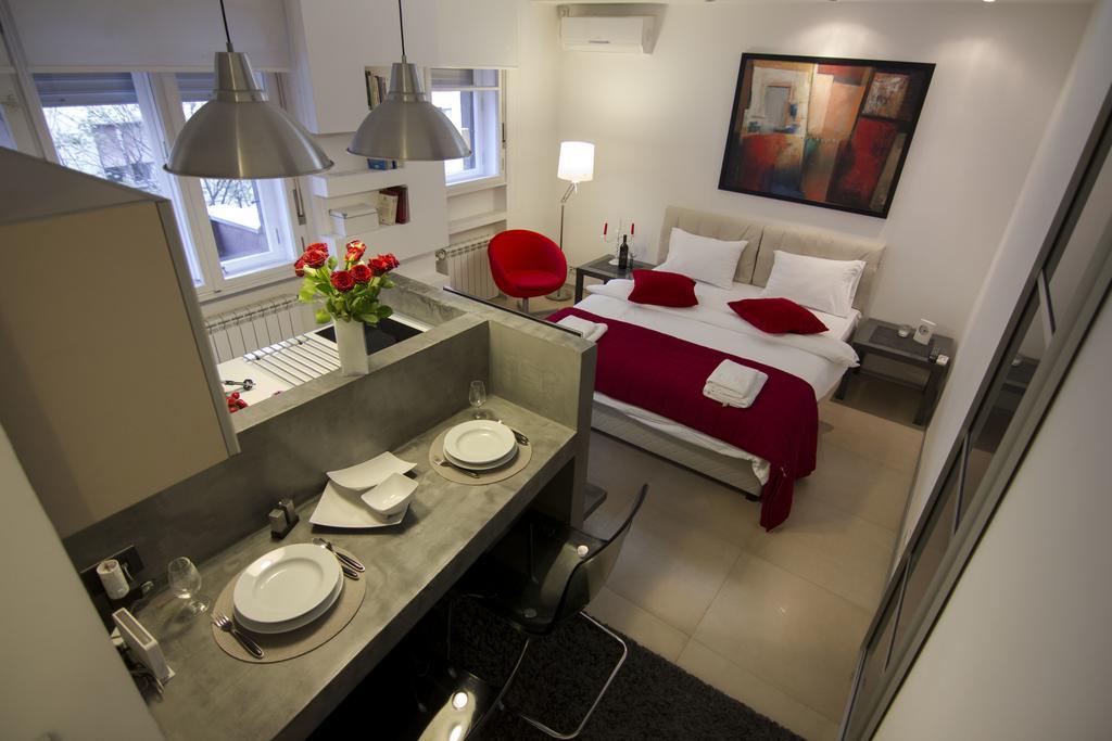 Studio Apartment Picasso Belgrad Exteriör bild